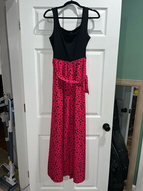 Black and pink Tank Top romper